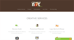 Desktop Screenshot of creativenutmedia.com